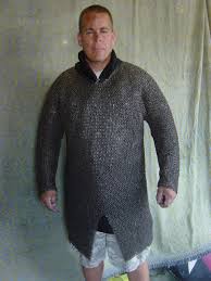 Steel Chainmail Full Hauberk (XL)